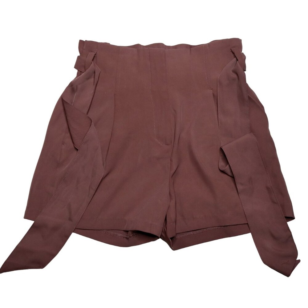 Dynamite Women's Paper Bag Short in Mauve, size S